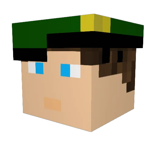 czekus84 Minecraft avatar head, 3D render