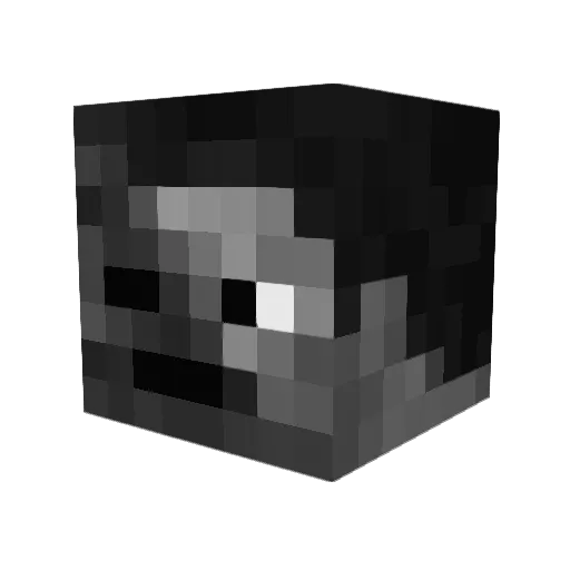 cznxp Minecraft avatar head, 3D render