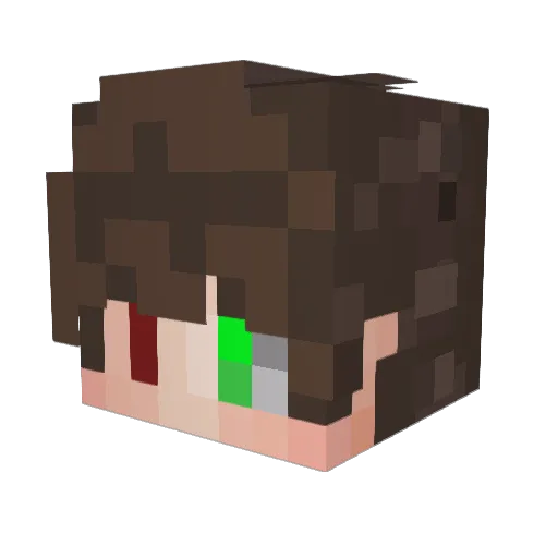 czoper321 Minecraft avatar head, 3D render