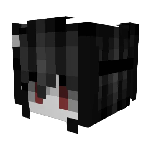 czs_ Minecraft avatar head, 3D render