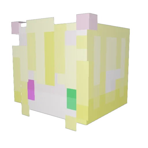 czterykury Minecraft avatar head, 3D render