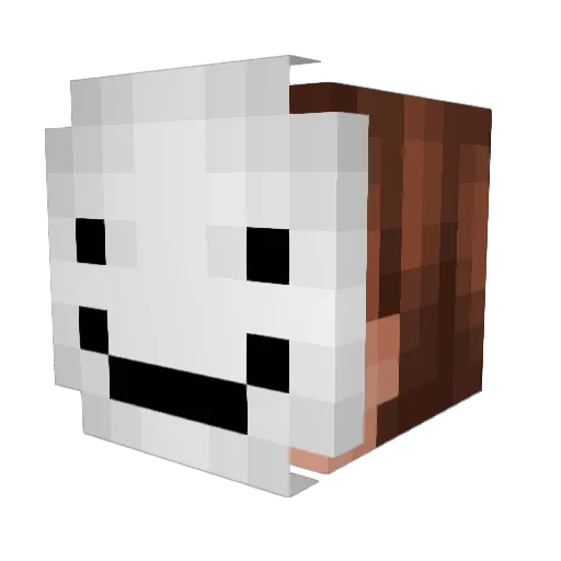 cztos Minecraft avatar head, 3D render