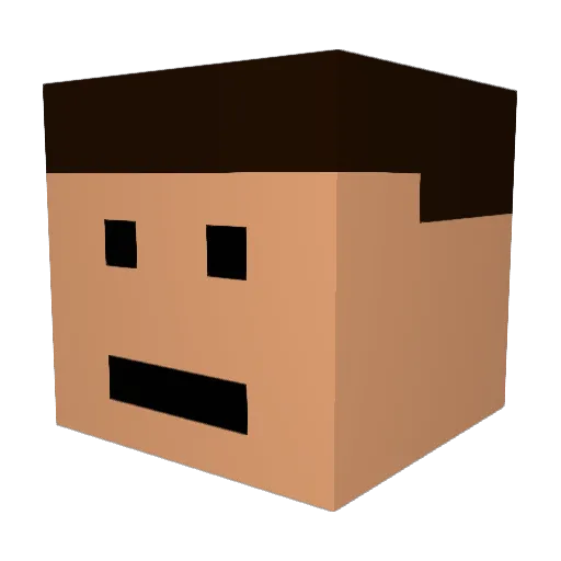 czxzt Minecraft avatar head, 3D render