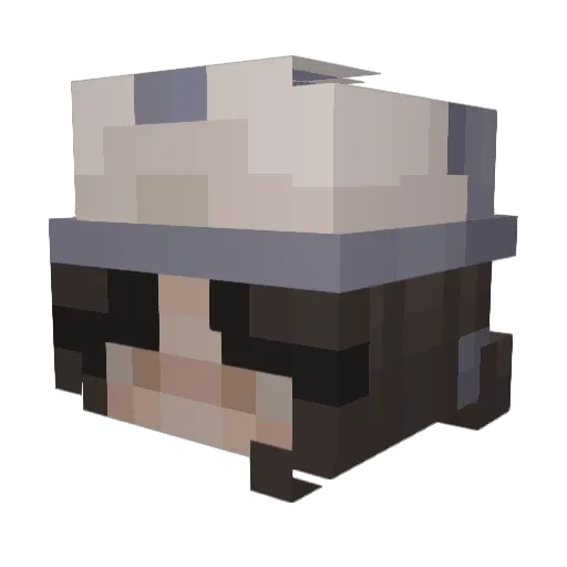 czypin Minecraft avatar head, 3D render