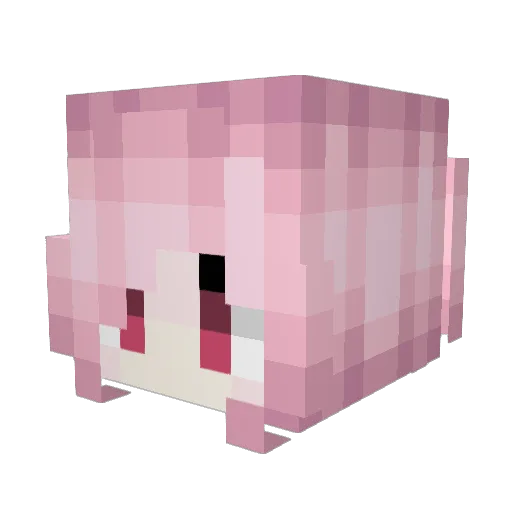 czzc Minecraft avatar head, 3D render