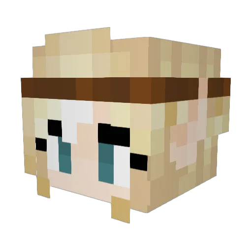d00d13bug Minecraft avatar head, 3D render