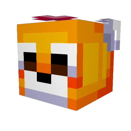 d00fman Minecraft avatar head, 3D render
