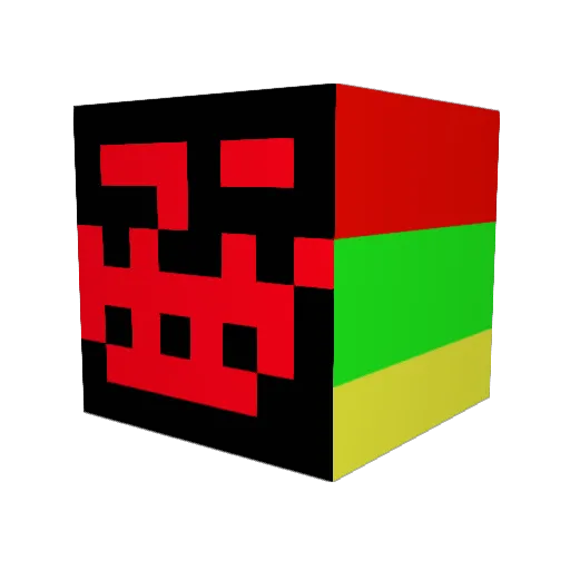 d00t3y Minecraft avatar head, 3D render