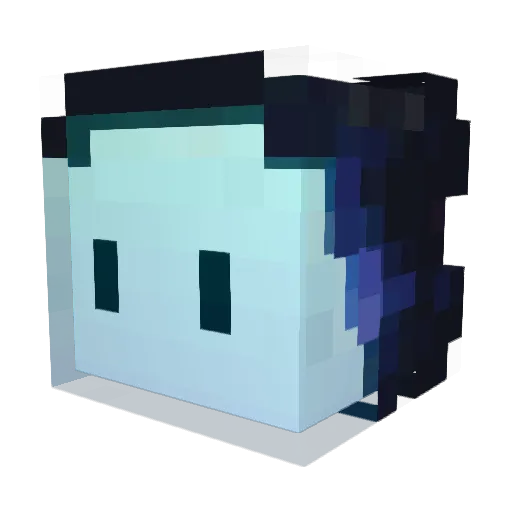 d0mi420 Minecraft avatar head, 3D render