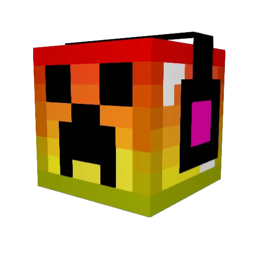 d0nnyyy Minecraft avatar head, 3D render