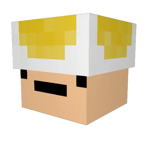d0p3rMaN Minecraft avatar head, 3D render