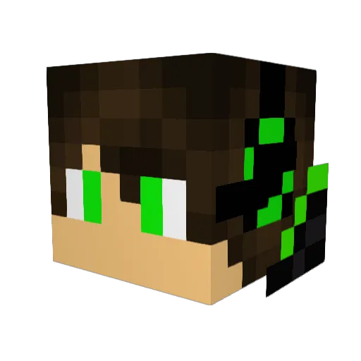 d0r_Mayzze Minecraft avatar head, 3D render