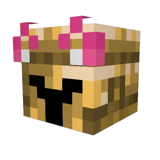 d0rklord3 Minecraft avatar head, 3D render