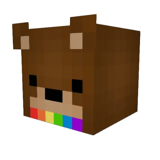 d0uble007 Minecraft avatar head, 3D render