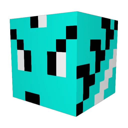 d0wnhill Minecraft avatar head, 3D render