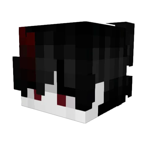 d1_movement Minecraft avatar head, 3D render