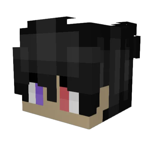 d1a810 Minecraft avatar head, 3D render