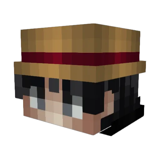 d1egg Minecraft avatar head, 3D render