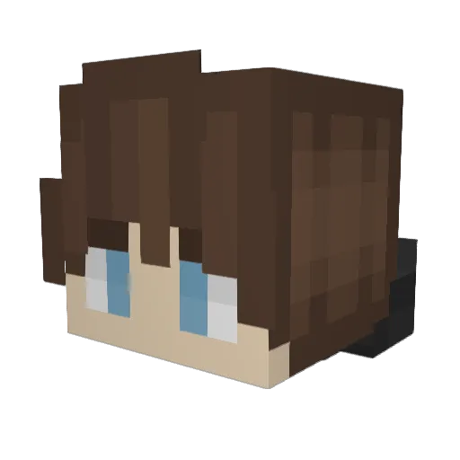 d1g8group6 Minecraft avatar head, 3D render