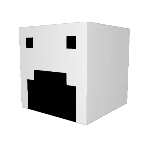 d1noxddd Minecraft avatar head, 3D render