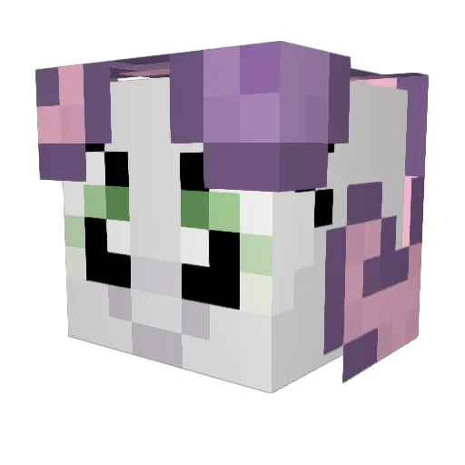 d1ppxdinhaze Minecraft avatar head, 3D render