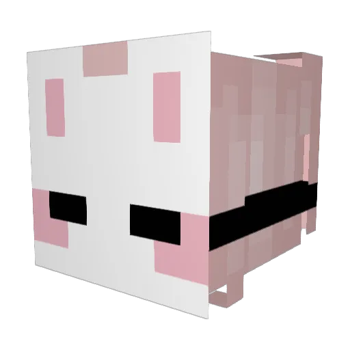 d1sasterBunny Minecraft avatar head, 3D render