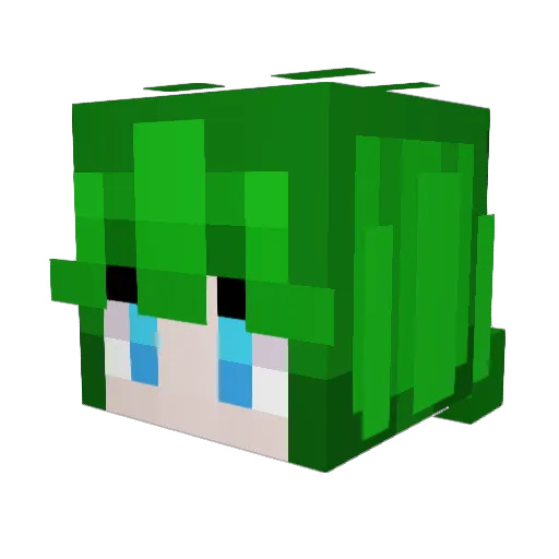 d1sc0_1nfern0 Minecraft avatar head, 3D render