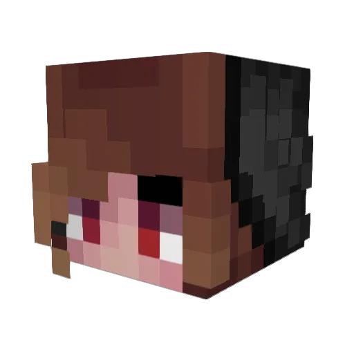 d1stinkt Minecraft avatar head, 3D render
