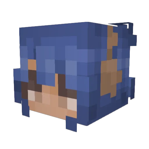 d1vine69 Minecraft avatar head, 3D render