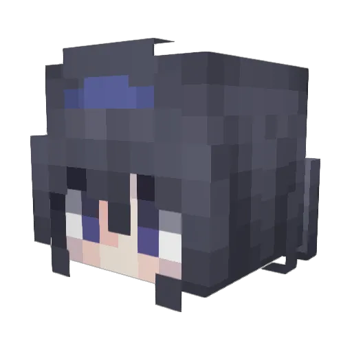 d2amond Minecraft avatar head, 3D render