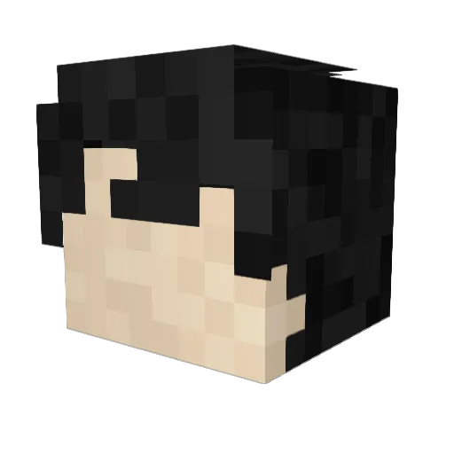 d2glaidee Minecraft avatar head, 3D render