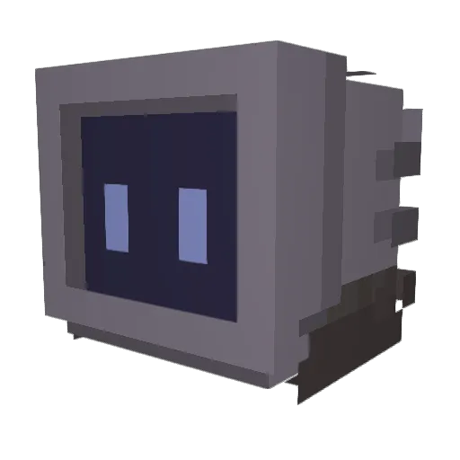 d320 Minecraft avatar head, 3D render