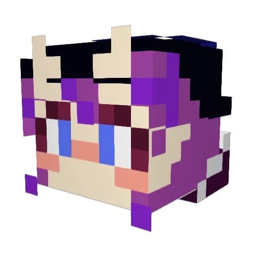d33r_pr1ntz Minecraft avatar head, 3D render