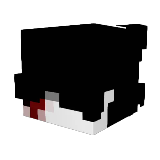d34dful Minecraft avatar head, 3D render