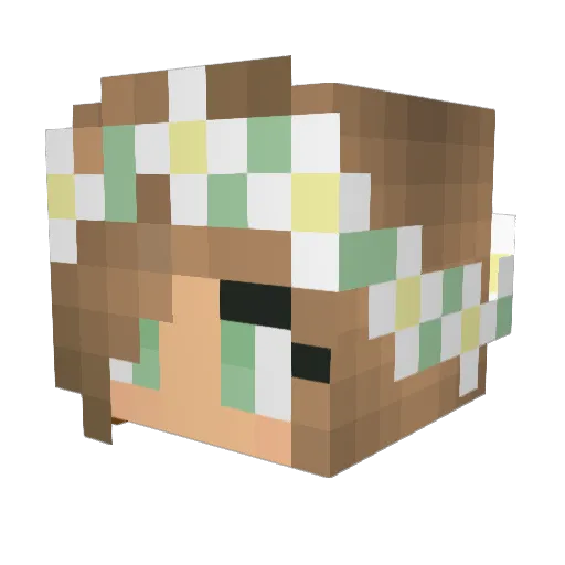 d34dgh4st Minecraft avatar head, 3D render