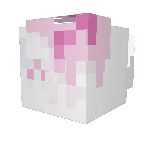 d3ad_cvp1d Minecraft avatar head, 3D render