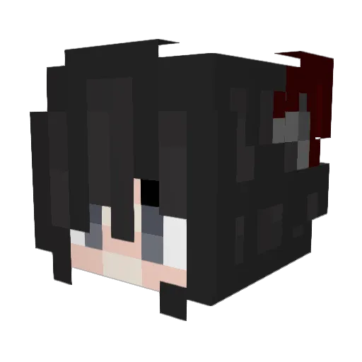 d3adlyfa1ry Minecraft avatar head, 3D render
