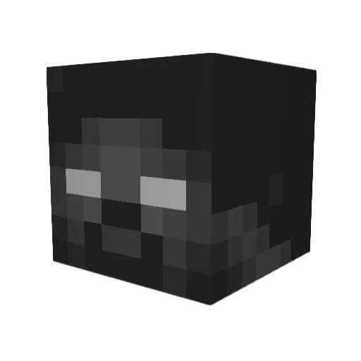 d3adplz Minecraft avatar head, 3D render