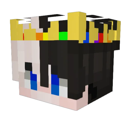 d3advoid_ Minecraft avatar head, 3D render