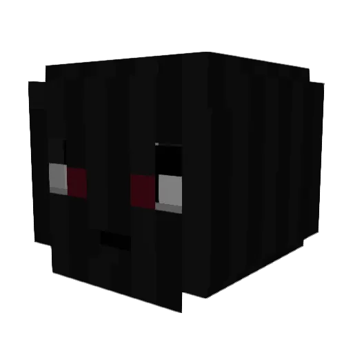 d3cyzja_ Minecraft avatar head, 3D render