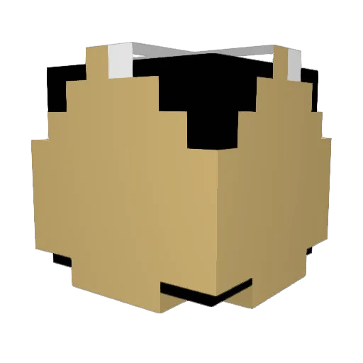 d3mon127 Minecraft avatar head, 3D render