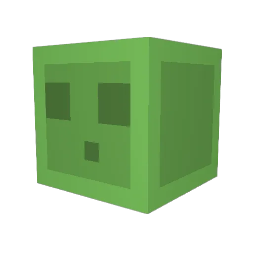 d3njiii_ Minecraft avatar head, 3D render