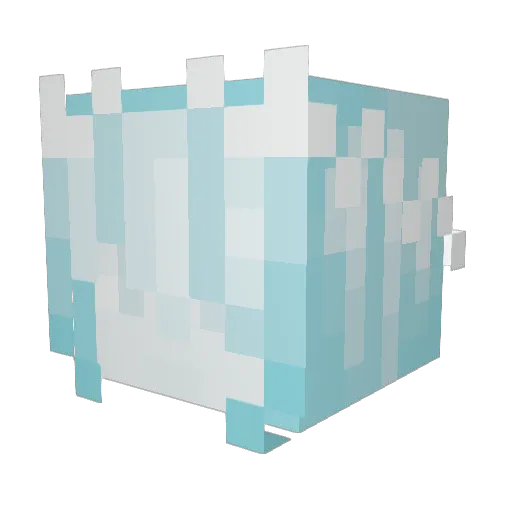 d3poblue Minecraft avatar head, 3D render