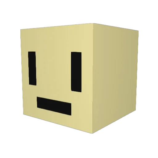 d3rlorrd3 Minecraft avatar head, 3D render