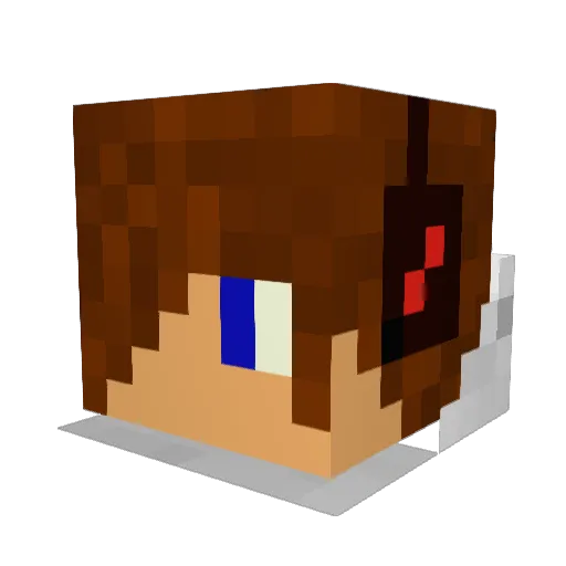 d3vilz3 Minecraft avatar head, 3D render