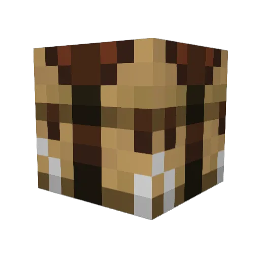 d3vrr2 Minecraft avatar head, 3D render