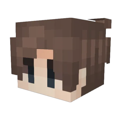 d3ymos Minecraft avatar head, 3D render