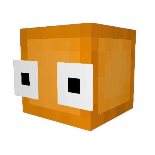 d3zc0 Minecraft avatar head, 3D render