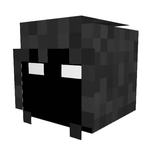 d4ad Minecraft avatar head, 3D render