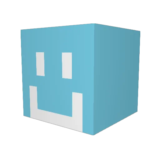 d4cee Minecraft avatar head, 3D render
